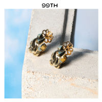 99th united fang gold color earrings ต่างหูเขี้ยวตัวเรือนชุบทอง