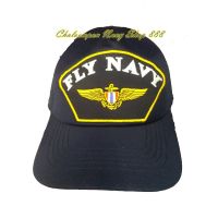 หมวกแก๊ป FLY NAVY (นักบิน)