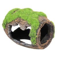 Aquarium Caves Artificial Green Moss Aquarium Fish Tank Decorations Underwater Resin Ornament for Fish Shrimp Hidding Aquarium Accessories easy to use