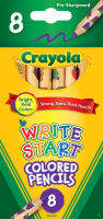 Crayola สีไม้สำหรับเด็กเล็ก 8 แท่ง