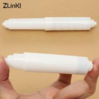 White Plastic Toilet Roll Holder Replacement Toilet Roll Holder Roller Insert Spindle Spring flexible Toilet Paper Holder Roller Toilet Roll Holders