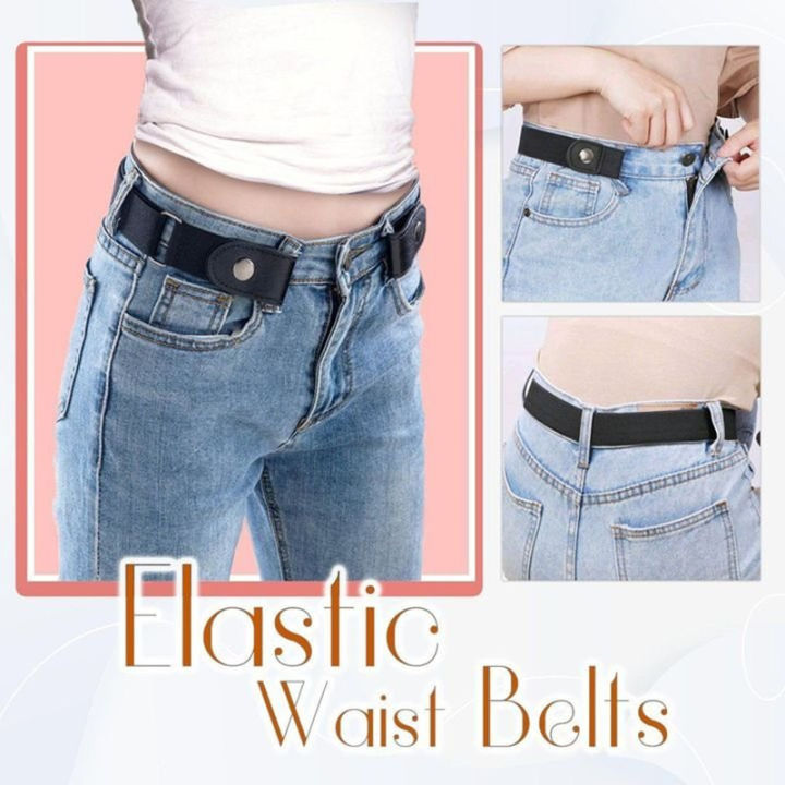 black-belt-invisible-belt-simple-elastic-belt-seamless-belt-elastic-waistband-belt-buckleless-belt