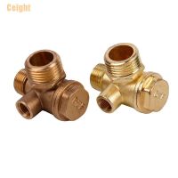 Check Valve Kompresor Udara Pneumatik 40400 3 Port 90 Derajat Bahan Kuningan