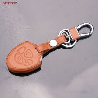 ❅✹ↂ 2 /3 Buttons Leather Straight Key Case Shell Cover For Toyota Camry Highlander Corolla Rav4 Land Cruis