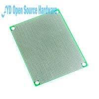 5ชิ้นล็อต6X8ซม. ระยะห่าง1.27วงจรกระป๋อง Universal Stripboard Veroboard ความหนา1.6มม. ด้าน HASL PCB Test Board