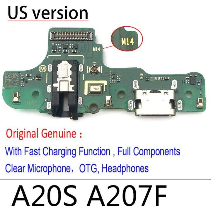 2023-new-anlei3-100-ชาร์จพอร์ตซ่อมต้นฉบับใหม่บอร์ดเชื่อมต่อสายเคเบิลยืดหยุ่นกับไมค์ไมโครโฟนสำหรับ-a20s-samsung-a207f-a12