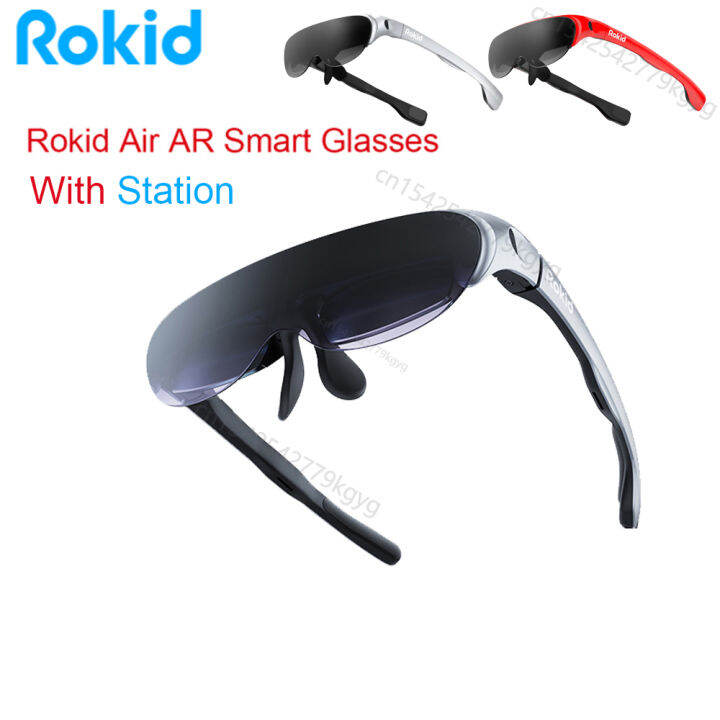 Rokid Air AR Smart Glasses With Rokid Station 120" Screen with 1080P