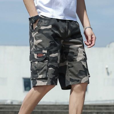 CODff51906at Ready Stock Summer Beach Mens Tactical Cargo Short Pants Casual Shorts Hawaii Seaside Camouflage Classic Trendy Pants