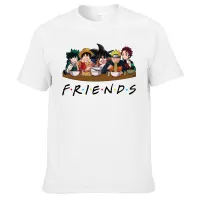 2021อะนิเมะ My Hero Academia 3D พิมพ์ Demon Slayer/ลิง D Luffy Friends แขนสั้น TShirt ผู้ชาย/ผู้หญิงหลวมฤดูร้อน Tees เด็ก