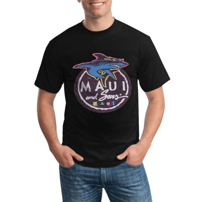 Customized Cotton T-Shirts Maui And Sons Surfing Company Men Large Or D Purple Retro Huge Various Colors Available