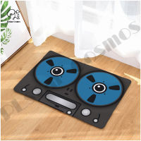 ; R Cassette Music Tape Porch Doormat Rug Mats Floor Car Living Room Kitchen Non-Slip Car Bathroom 3D Printed -1 Works ！