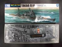 AOSHIMA 1/700 I.J.N. HEAVY CRUISER TAKAO 1944 (โมเดลเรือ Model DreamCraft)