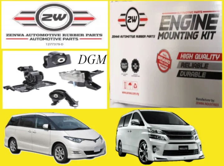 ZW ZENWA Toyota Estima ACR50 Vellfire ANH20 2007 2018Y 2 4 2WD Engine 