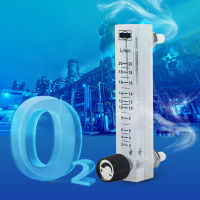 【COD】LZQ-7 Flowmeter 2-20LPM Flow Meter พร้อมวาล์วควบคุมสำหรับออกซิเจน/อากาศ/แก๊ส