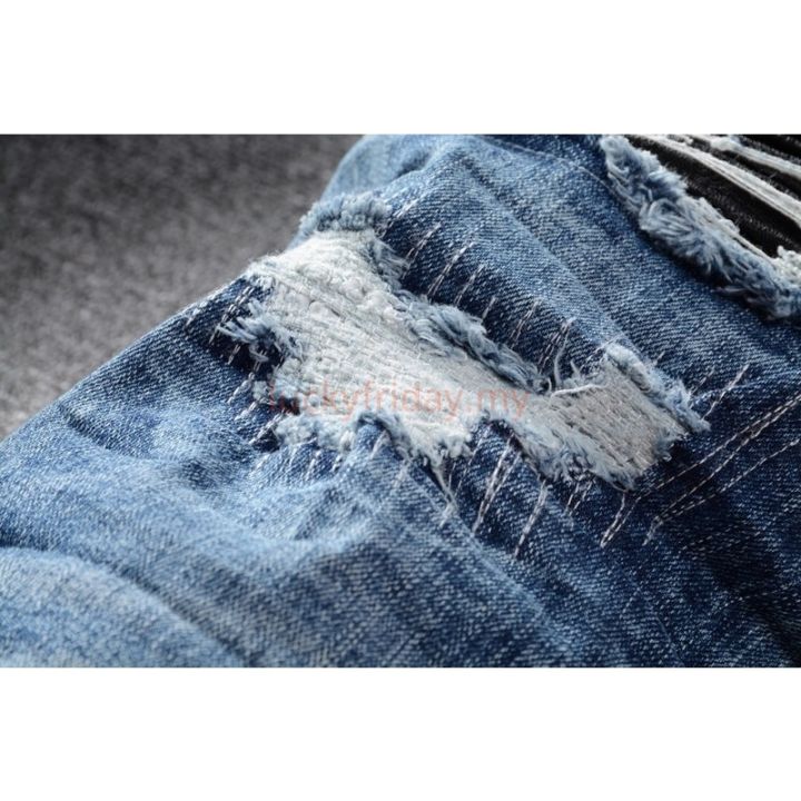 codff51906at-amiri-jeans-hip-hop-wrinkled-holes-blue-jeans-men-trendy-leather-patchwork-slim-fit-jeans-trousers-stretch-big-size-four-seasons-denim-pants