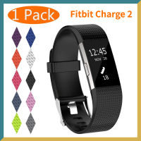 สายชาร์จ Fitbit Charge 2เส้นพร้อมหัวเข็มขัดโลหะสายสายรัดข้อมือฟิตเนสสำหรับผู้ชายและผู้หญิงขนาดใหญ่สำหรับ Fitbit Charge 2สมาร์ทวอท์ช