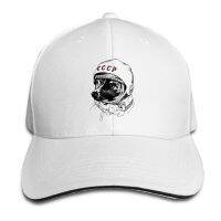 ┇Dog Space Traveler Unisex Adjustable Baseball Caps Funny Print Peaked Sandwich Hat For Sports Outdo