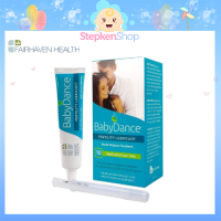 BabyDance Fertility Lubricant - Sperm-Friendly &amp; Safe Lube for Couples Trying to Get Pregnant - No Parabens, Lubricate Without Harming Sperm or Eggs, 40 Gram Multi-Use Tube, 10 Applicators Included