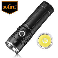 Sofirn ไฟ LED SP33S กำลังสูง5000lm พร้อม Cree XHP70B,ไฟ LED ชาร์จได้ USB-C พร้อมแสดงสถานะพลังงาน26650