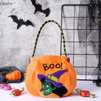 LAOPU 2022 Halloween Candy BAG haloween pumpkin Witch กระเป๋าถือแมวสีดำ Trick or treat