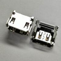 ﹍✐ 20PCS/Lot SMT 19P HDMI Female Socket/Jack Connector 19PIN Horizontal-Type Four-Feet Insert Board For TV HD-Interface