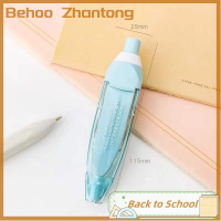 Behoo Kawaii Morandi แบบกดเทปลบคำผิดสีขาวลบเครื่องเขียนแกนสามารถเปลี่ยนได้โรงเรียนสำนักงาน