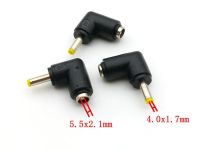 5pcs DC Power 5.5mm X 2.1mm Female To 4.0mm X 1.7mm Male Plug Adapter connector