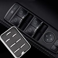 7PCS Car Chrome Interior Door Switch Styling Trims for Tesla Model S / x Accessories