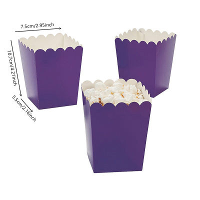 yizhuoliang 10 pcs PopCorn Snack BOX ทิ้งขนมขบเคี้ยวคอนเทนเนอร์กระดาษไก่กล่อง