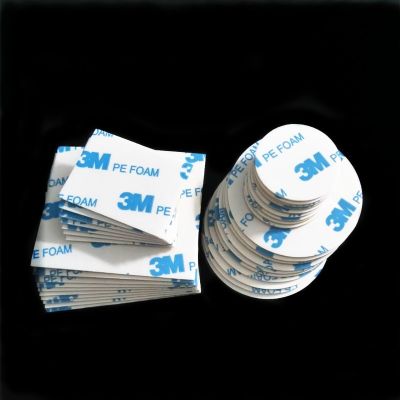 10pcs 3M Double Sided Adhesive PE Foam Tape For Power Plug Router  In Cars  Home Parts Bonding Round/Rectangular Multiple Sizes Adhesives  Tape