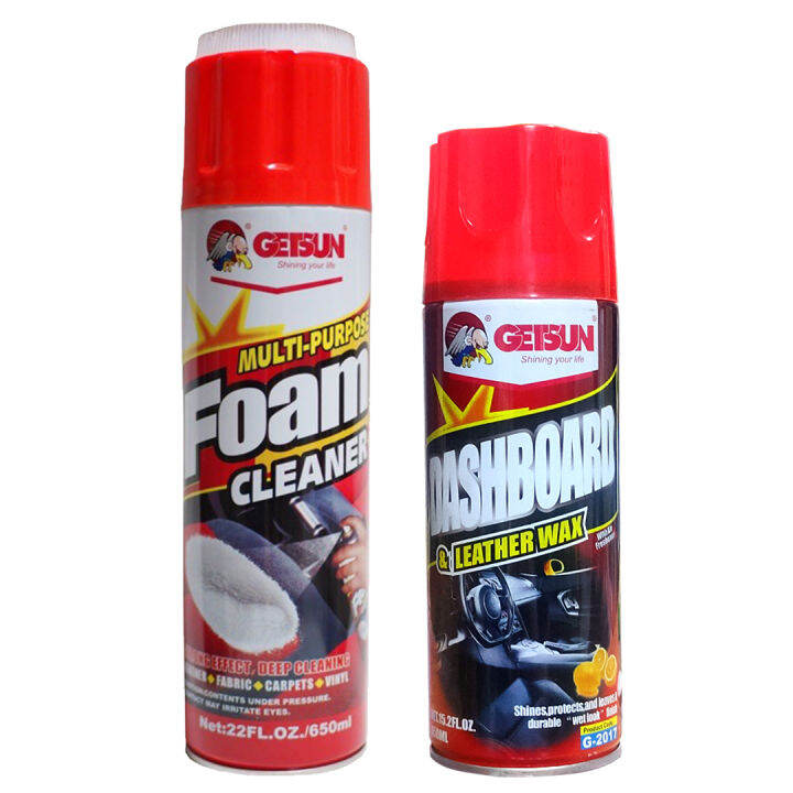 getsun-foam-cleaner-650-ml-น้ำยาซักเบาะรถ-โฟมซักเบาะผ้า-ขัดเบาะหนัง-กำมะหยี่-พรม-ขจัดคราบสกปรกฝังแน่น-กลิ่นเหม็นอับ