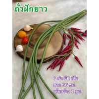 รุ่นขายดี ?ผักปลอม ถั่วฝักยาวปลอม (1กำมี 6 เส้น)