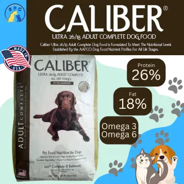 Caliber ultra shop dog food