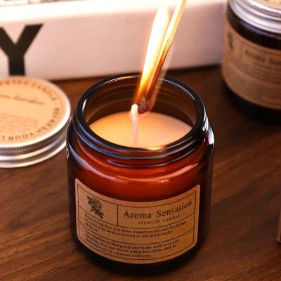 Essential Oil Aromatherapy Candle Incense Tranquility and Sleep Aid for Home Use Durable Bedroom Sleep Romantic Atmosphere