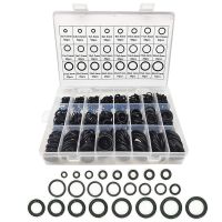 ▣ 740pcs Rubber O Ring Assortment Kits 24 Sizes Sealing Gasket Washer Made of Nitrile Rubber NBR for Automotive Repair Plumbing