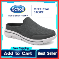 Scholl รองเท้าผู้ชาย Scholl รองเท้าผ้าใบรองเท้าผู้ชาย Scholl ผ้าใบรองเท้าผู้ชาย Scholl Kasut Scholl สไลด์ Man Loafers Scholl ผู้ชาย Scholl ขนาดใหญ่46 47 48รองเท้าแตะครึ่งรองเท้าแตะแบนผู้ชายแฟชั่นรองเท้าแตะลำลอง-AS2022