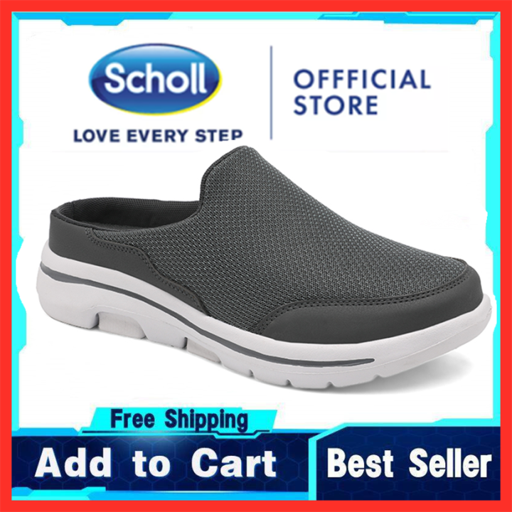 scholl-รองเท้าผู้ชาย-scholl-รองเท้าผ้าใบรองเท้าผู้ชาย-scholl-ผ้าใบรองเท้าผู้ชาย-scholl-kasut-scholl-สไลด์-man-loafers-scholl-ผู้ชาย-scholl-ขนาดใหญ่46-47-48รองเท้าแตะครึ่งรองเท้าแตะแบนผู้ชายแฟชั่นรองเท