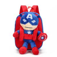 3D Spiderman American team Cartoon Mini Plush Children Backpacks Schoolbag Kindergarten School Bags For Girls Boys