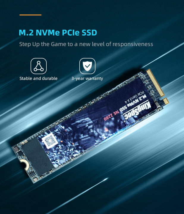 KingSpec NVMe 2280 SSD M2 ssd m.2 NVMe pcie SSD capacity 512gb 128gb 256GB  For Laptop Desktop MSI