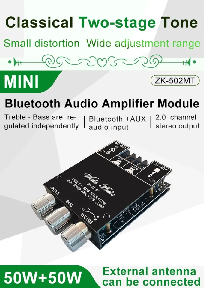 Bluetooth Verstärker Board Hifi Stereo 2.0 TPA3116D2 2 x 50 W