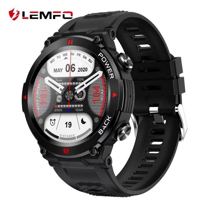 zzooi-lemfo-k22-pro-smart-watch-men-bluetooth-call-sport-smartwatch-2022-ip68-waterproof-400mah-big-battery-multi-language-360-360-hd