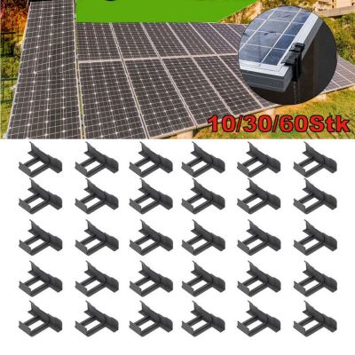 【CC】✽✖  30Pcs 30/35/40mm Panel Clip Mud Removal Drain Diversion Photovoltaic