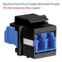 RJ45 &amp; LC &amp; SC Coupler Snap-in Keystone Frame Blind Plate For Modular Blank Patch Panel