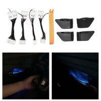 For Nissan Sylphy MK14 2019 2020 2021 Door Bowl Armrest Atmosphere Light Interior LED Blue Door Bowl Handle Frame Light