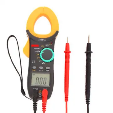 NJTY T5 6000 Counts True RMS Multimeter Digital Universal Tester 3.8-inch  Large LCD Display Multi-Tester 600V Voltmeter 10A Ammeter ACDC Voltage &  Current Resistance Capacitance Diode Buzze 