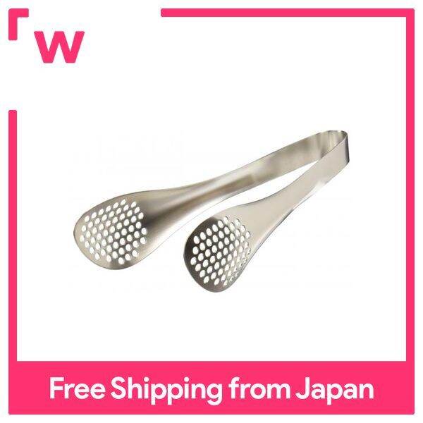 [SORI YANAGI] Stainless Steel Tong, Perforated Tong Silver Food