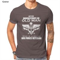 Old Man Air Force Veteran Unisex Super Soft T-Shirt Essentials White Groot Vintage Men Clothing 104880 【Size S-4XL-5XL-6XL】