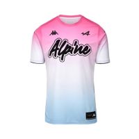2023 In stock New ALPINE Racing Suit Mens and Kids F1 Quick DryShort Sleeve T-Shirt，Contact the seller to personalize the name and logo