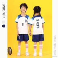 JS 22/23 Childrens Set World Cup England Jersey Home Kane Football Tshirt Shorts Kids Suit SJ