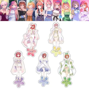 The Quintessential Quintuplets Anime Brooches for Packback 5-toubun No  Hanayome Badge Ichika Nino Miku Yotsuba Nakano Itsuki Pin